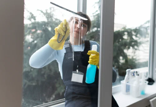 Nettoyage de vitres intérieures et extérieures à Guiche